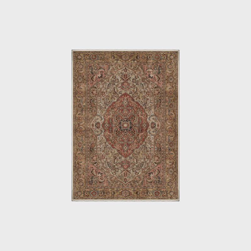 Persian Ethnic Style Anti-slip Washable Area Rug