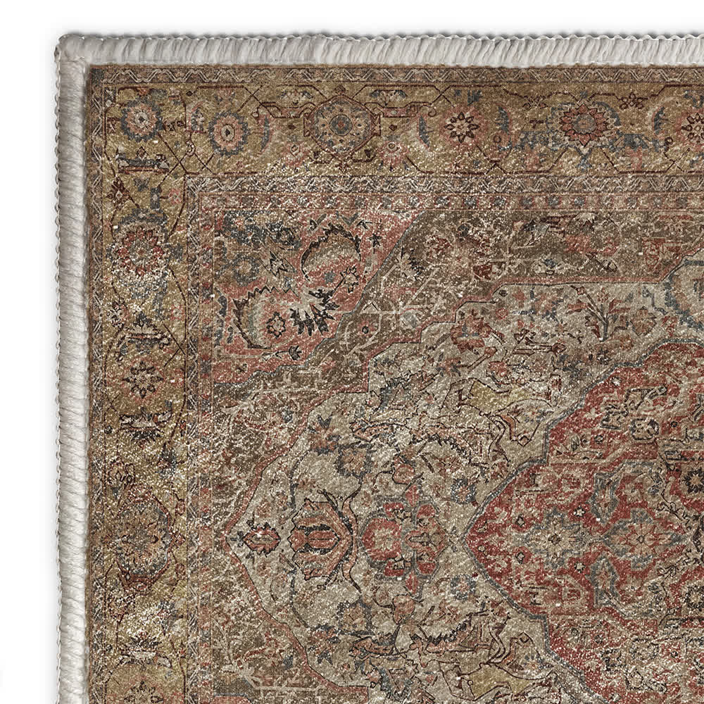 Persian Ethnic Style Anti-slip Washable Area Rug