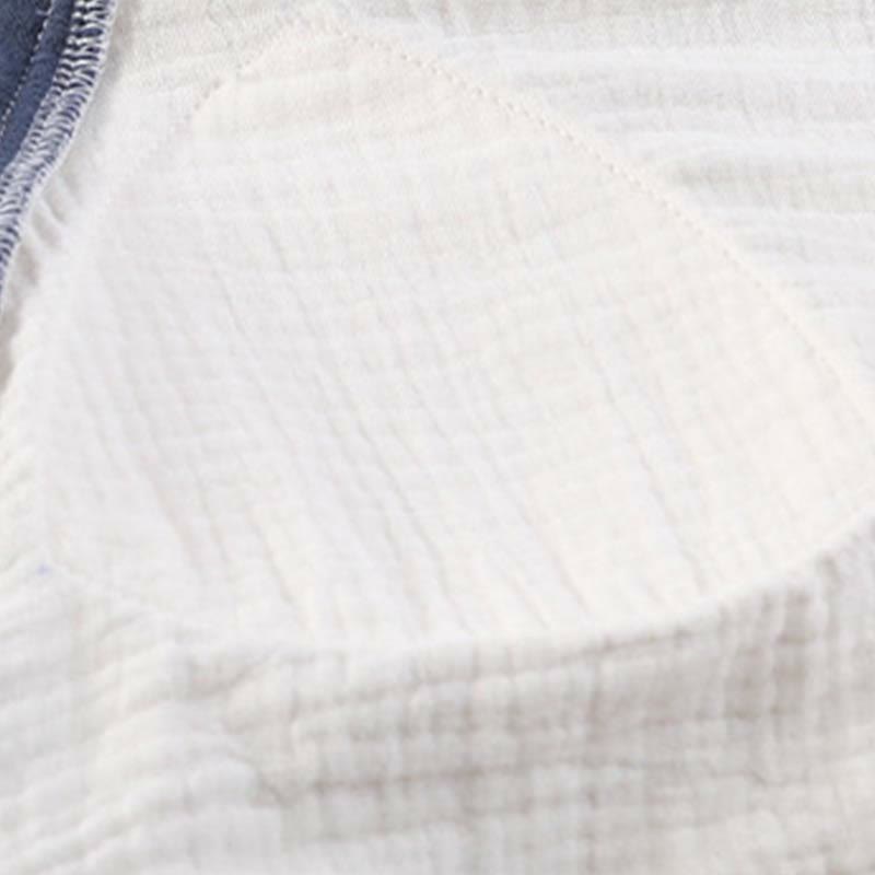 Country Style Padded Tie Nightgown with Pocket