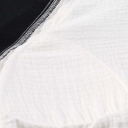 Country Style Padded Tie Nightgown with Pocket