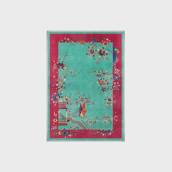 Elegant Floral Soft Anti-slip Area Rug
