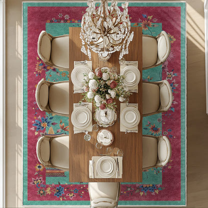 Elegant Floral Soft Anti-slip Area Rug
