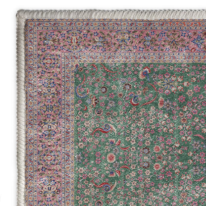 Vintage Flower Soft Foldable Area Rug