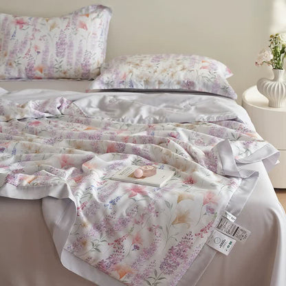 Rustic Lavender Summer Bedding Set(4pcs)