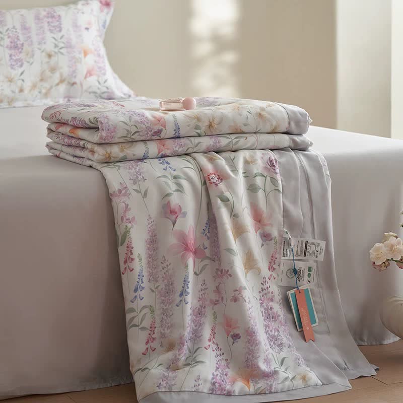 Rustic Lavender Summer Bedding Set(4pcs)