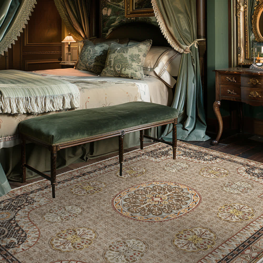 Anti-slip Washable Luxurious Persian Area Rug - image 3