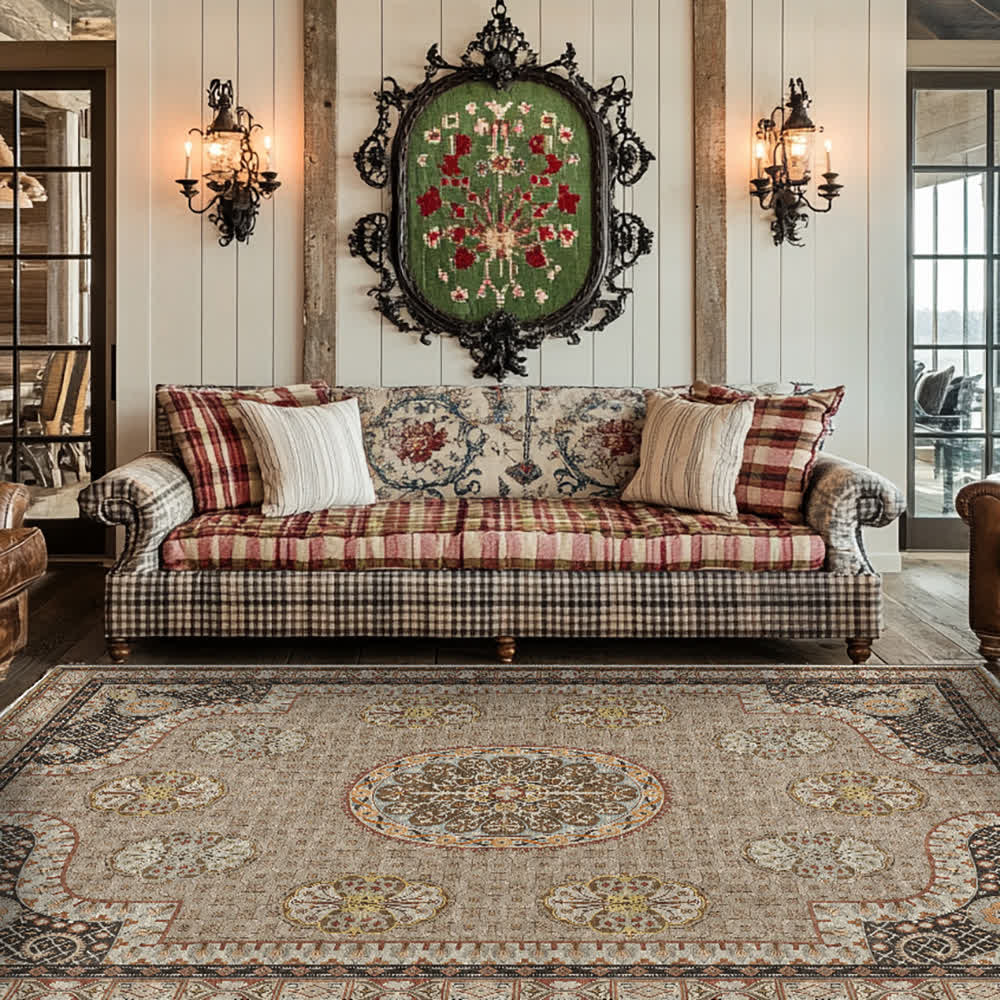 Anti-slip Washable Luxurious Persian Area Rug
