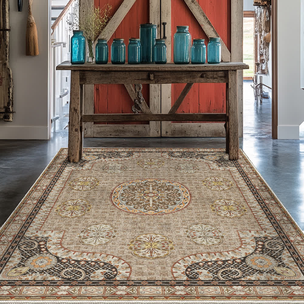 Anti-slip Washable Luxurious Persian Area Rug