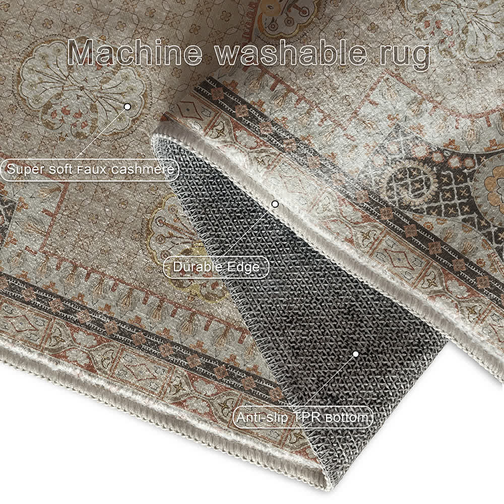 Anti-slip Washable Luxurious Persian Area Rug
