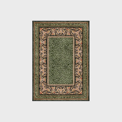 Baroque Leopard Anti-slip Indoor Outdoor Rug