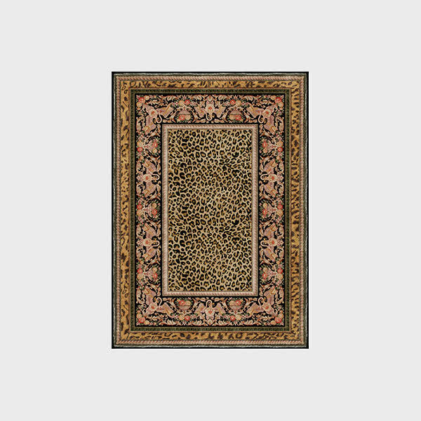 Baroque Leopard Anti-slip Indoor Outdoor Rug