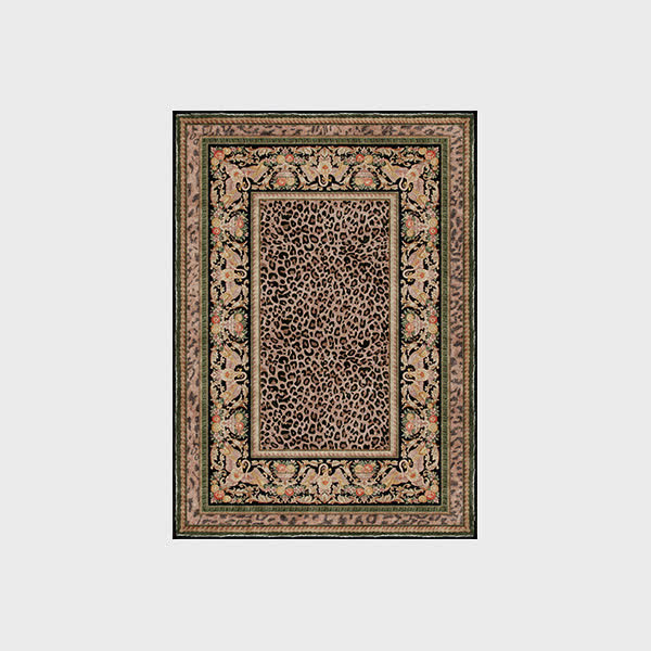 Baroque Leopard Anti-slip Indoor Outdoor Rug