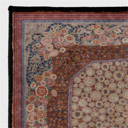 Elegant Floral Foldable Anti-slip Area Rug