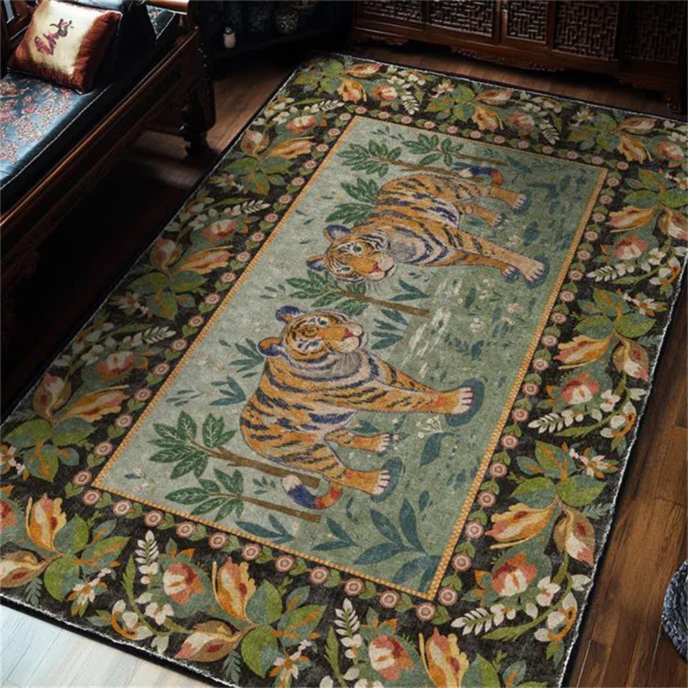 Jungle Tiger Anti-slip Washable Soft Area Rug