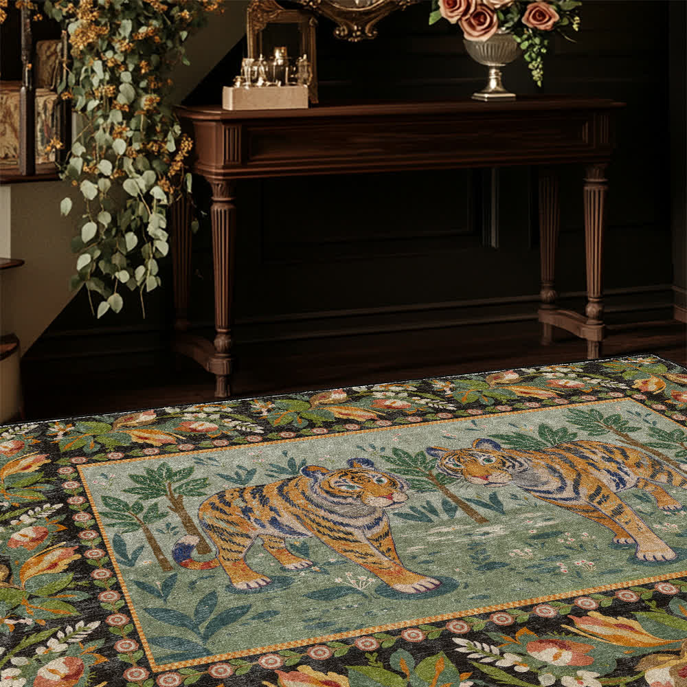 Jungle Tiger Anti-slip Washable Soft Area Rug