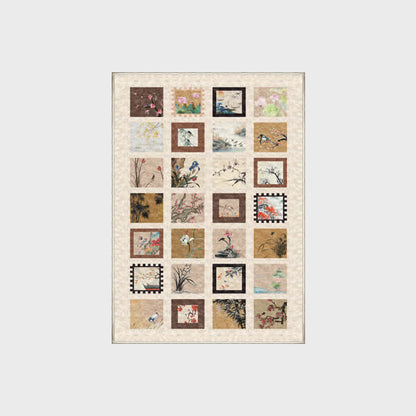Floral Bird Soft Anti-slip Washable Area Rug