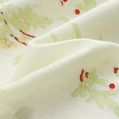Cotton Gauze Pastoral Kimono Nightdress