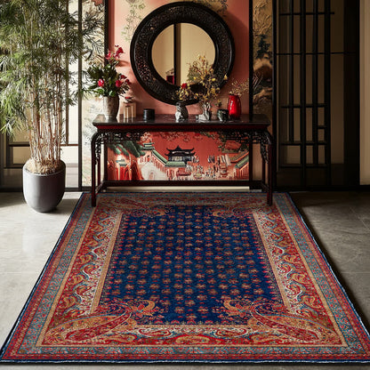 Retro Paisley Soft Anti-slip Indoor Outdoor Rug