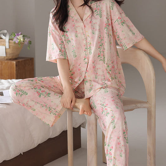 Rural Floral Summer Loungewear Set