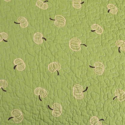 Fresh Orange Print Cotton Quilt