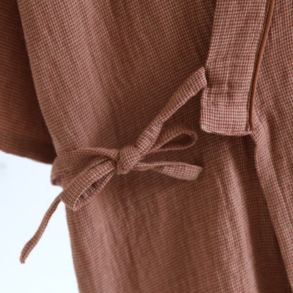 Unisex Cotton Gauze Kimono Pajama Set