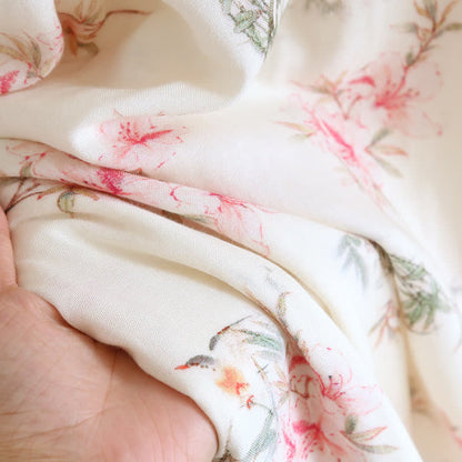 Floral Bamboo Fiber Sleeveless Nightdress