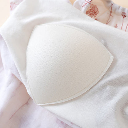 Floral Cotton Gauze Padded Nightdress