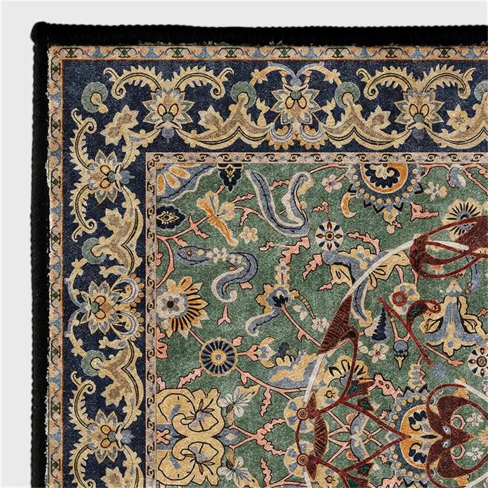 Gothic Skull Washable Indoor Outdoor Rug