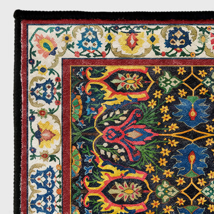 Colorful Bohemia Floral Indoor Outdoor Rug