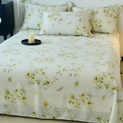 Butterfly Floral Silky Soft Summer Coverlet
