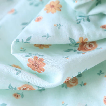 Rustic Floral Cotton Double Gauze Pajama Set