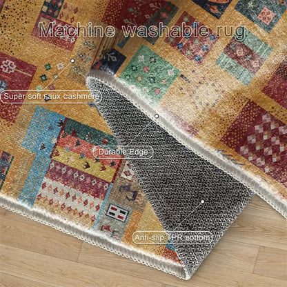 Nomadic Ethnic Splicing Geometric Area Rug