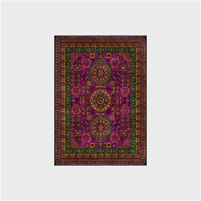 Retro Geometric Anti-slip Area Rug