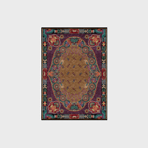 Vintage Ethnic Indoor Outdoor Area Rug