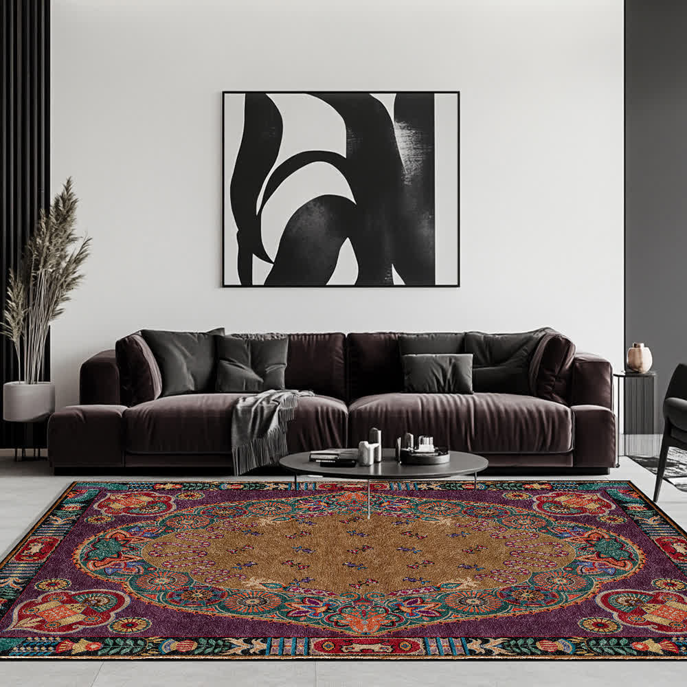 Vintage Ethnic Indoor Outdoor Area Rug