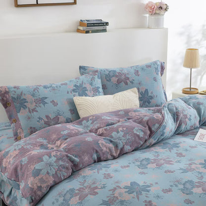 Lily Cotton Gauze Jacquard Bedding Set(4pcs)
