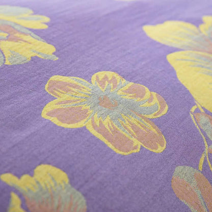 Peony Cotton Gauze Jacquard Bedding Set(4pcs)