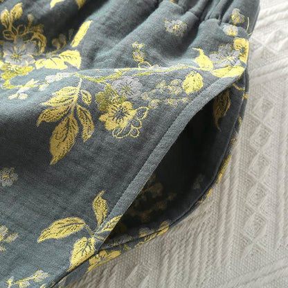 Jacquard Vintage Pure Cotton Loungewear Set