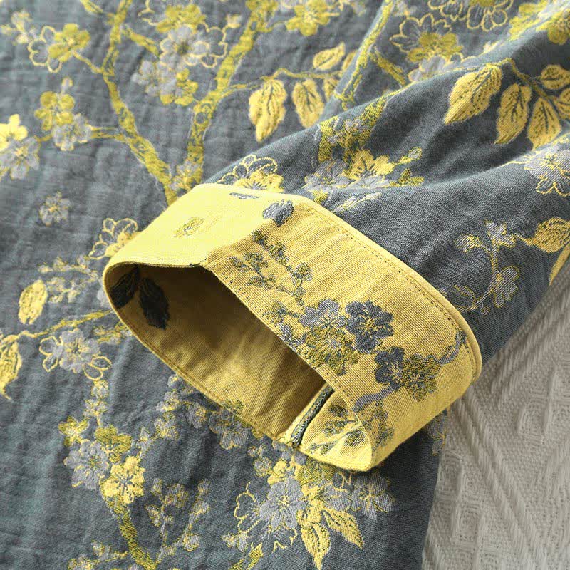 Jacquard Vintage Pure Cotton Loungewear Set