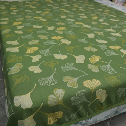 Green Ginkgo Leaf Summer Cooling Blanket