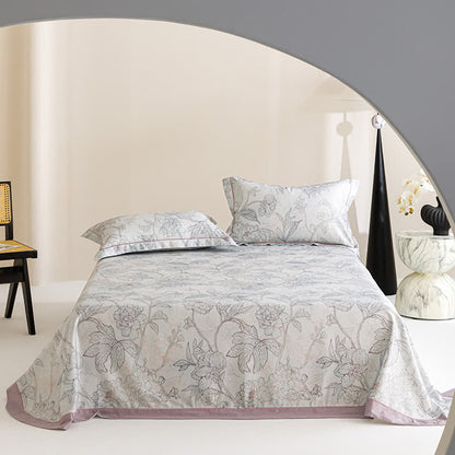 Peony Print Cool Natural Fiber Bedspread