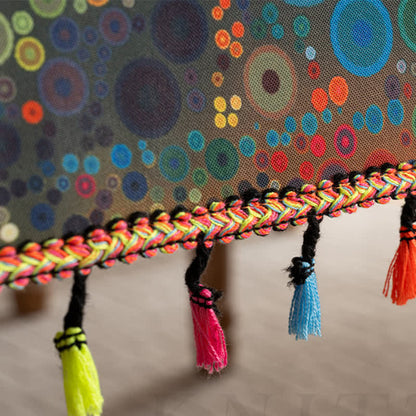 Waterproof Bright Mandala Rectangle Tablecloth
