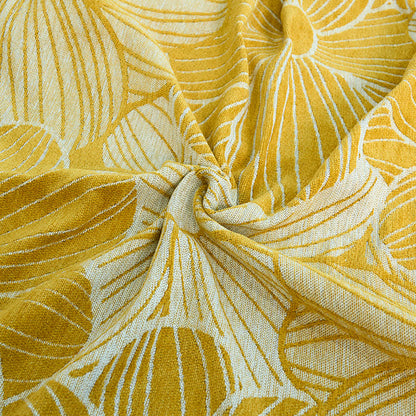 Daisy Jacquard Chenille Blanket with Tassels