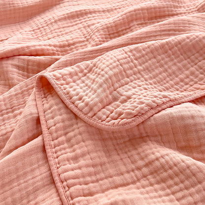 Solid Color Cotton Gauze Quilt