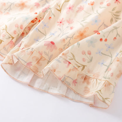 Floral Cotton Camisole Shorts Pajama Set