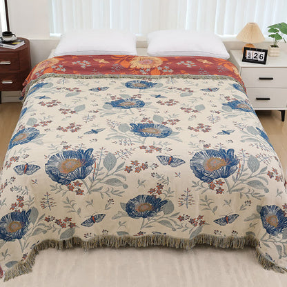 Lotus Pure Cotton Gauze Reversible Quilt