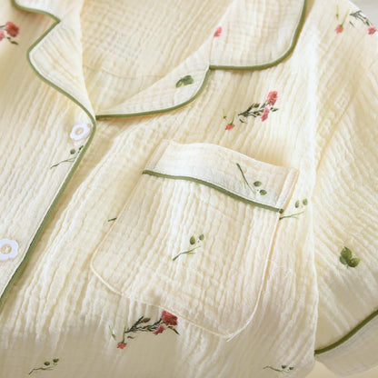 Carnation Beige Cotton Gauze Loungewear Set - image 5