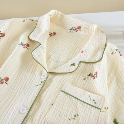 Carnation Beige Cotton Gauze Loungewear Set - image 3