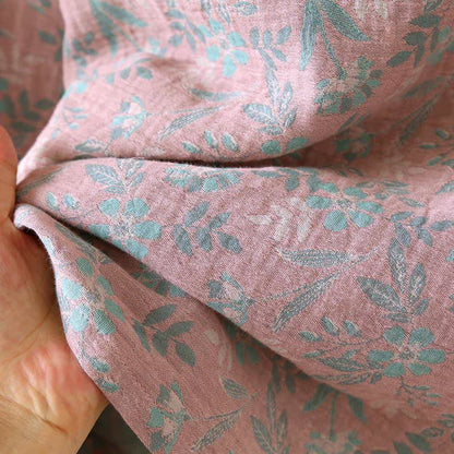 Oriental Floral Cotton Gauze Jacquard Pajamas - image 13