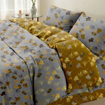 Ginkgo Biloba Cotton Bedding Set(4PCS)
